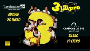 3 en Impro - Enero 2024 19 enero Bilbao 26 enero Madrid