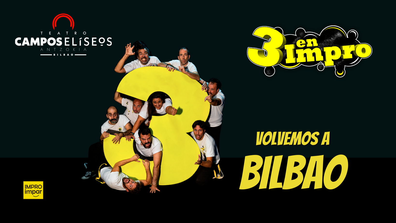 Nueva temporada en Bilbao de 3 en Impro